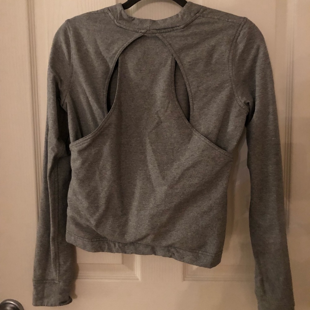 Lululemon cut out sweatshirt